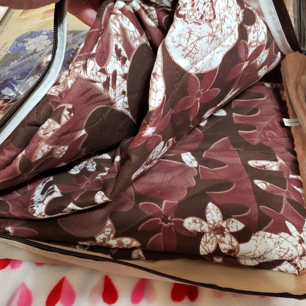 Hawaiian Beach Blanket Brown Blanket With Flowers